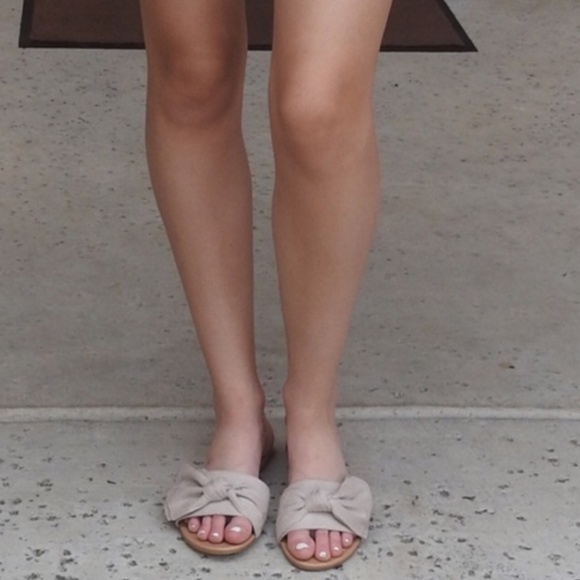 Taupe Slip Ons - Picture 3 of 5